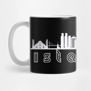 Istanbul Skyline Geometric Mug